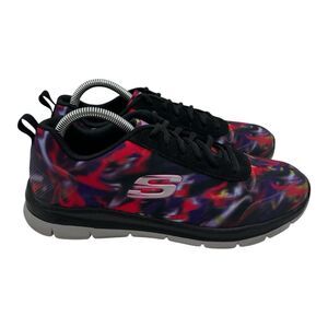 Skechers‎ Comfort Flex Pro Health Care Shoes Womens 9 Multicolor Sneakers 77217